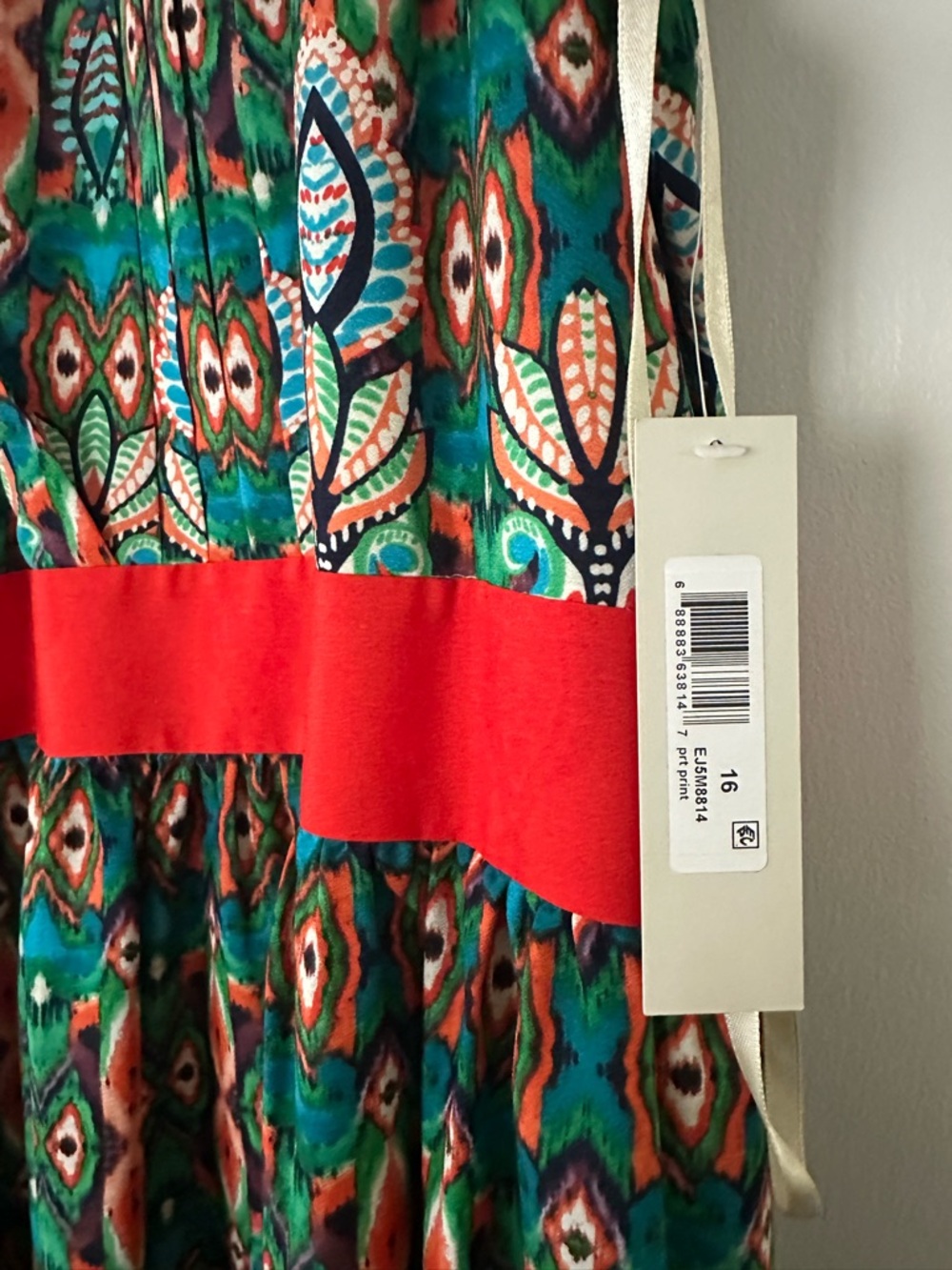 Eliza J Paisley Print Halter Maxi Dress NWT Women’s 16